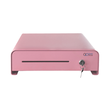 ลิ้นชักเก็บเงิน EASYPRINT รุ่น CD-335 สีชมพู 4 ช่องธนบัตรขนาดใหญ่ 4 ช่องเหรียญ RJ11 12/24V_2